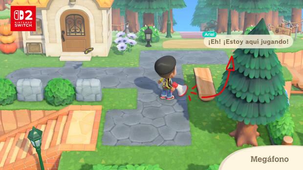 Animal Crossing: New Horizons - C�mo utilizar el meg�fono correctamente