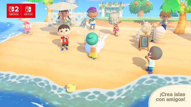 Animal Crossing: New Horizons - Crear sesiones multijugador con amigos dentro de islas on�ricas