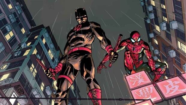Al margen de Los Vengadores, uno de los mejores 'crossover' para Spider-Man ser�a unir fuerzas con Daredevil.