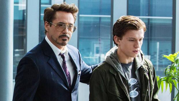 Robert Downey Jr. y Tom Holland
