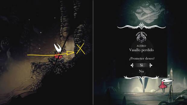Hollow Knight Silksong - Dónde se desbloquea la misión Vasallo perdido