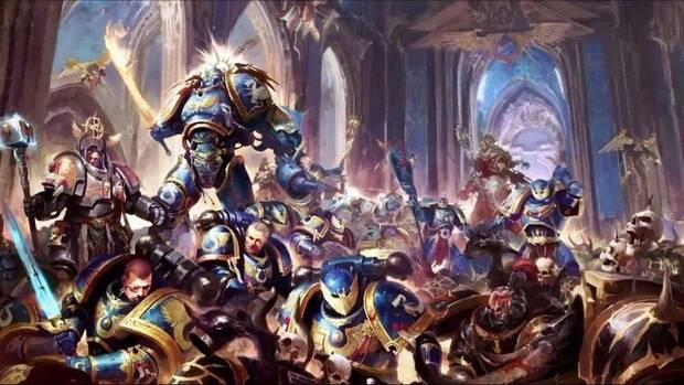 Artwork promocional de la Cruzada Indomitus de Warhammer 40.000
