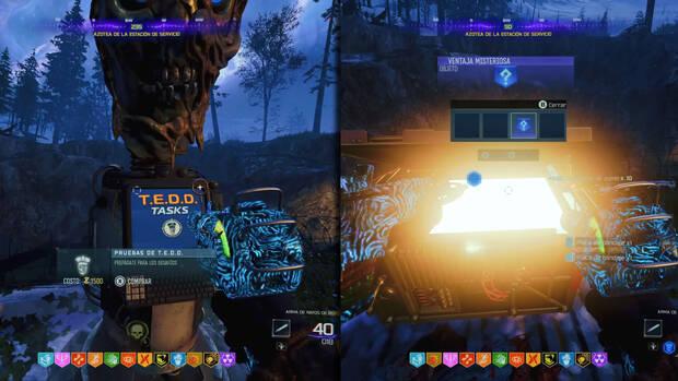 Call of Duty: Black Ops 7 Zombis - Completar pruebas de T.E.D.D. para conseguir ventajas permanentes