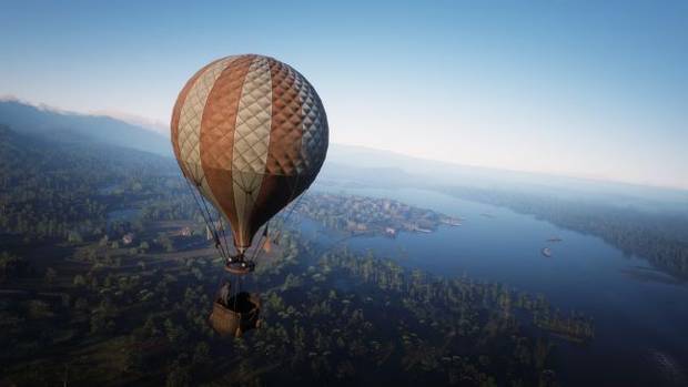 Red Dead Redemption 2 nos permite pasear en globo aerosttico con este mod Imagen 2