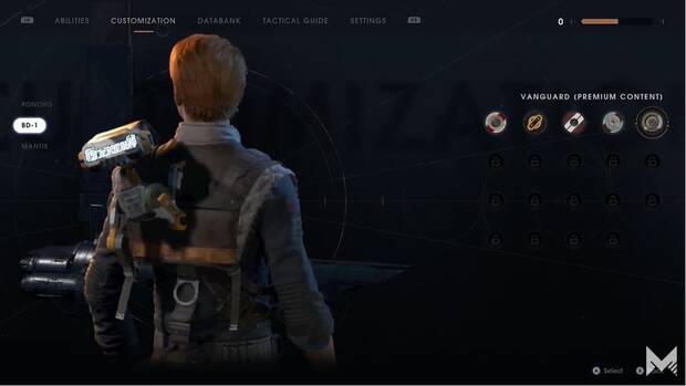Star Wars Jedi Fallen Order - Skins para BD1: Vanguardia