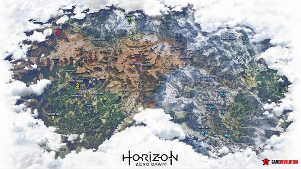 Así será el mapa de Horizon: Zero Dawn Imagen 2