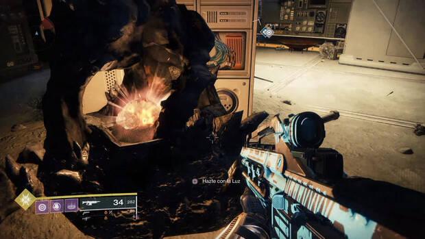 Guía Destiny 2 - conseguir Xenófago - Encender los 6 atriles con luz