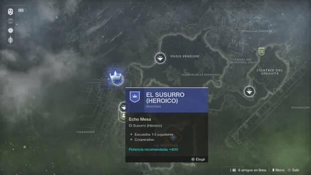 Guía Destiny 2 - conseguir Susurro del Gusano - cómo desbloquear la misión secreta el susurro