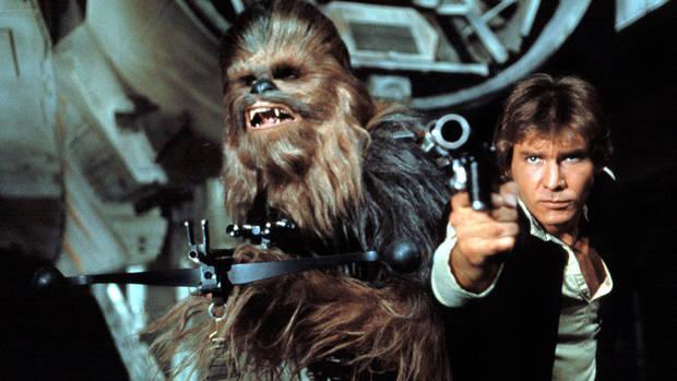 Han Solo y Chewbacca