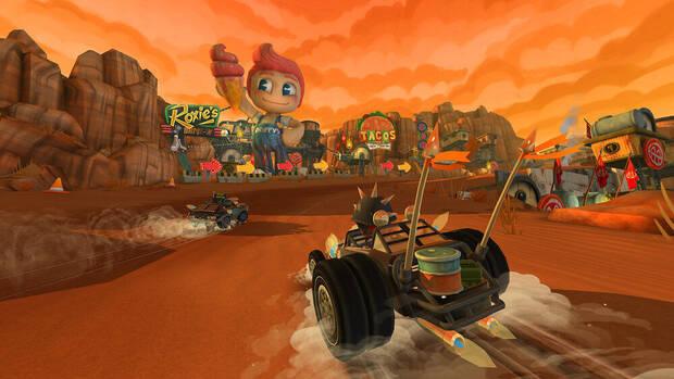 Beach Buggy Racing 2 en iOS.