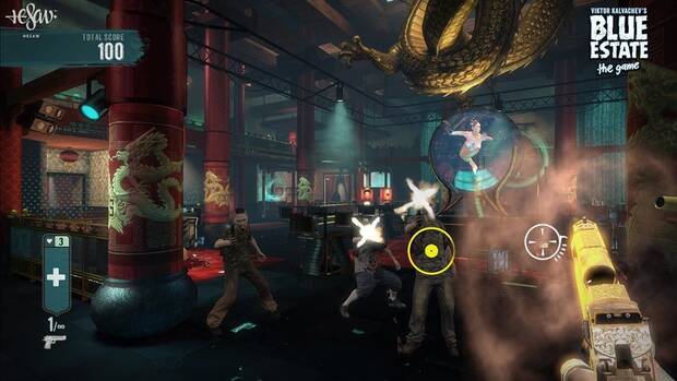 Blue Estate es un juego como los de las pistolas de luz de anta�o... pero sin estos perif�ricos.