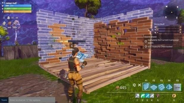 Las construcciones son el principal valor jugable de 'Fortnite'.
