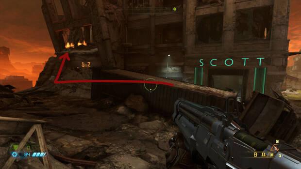Guía DOOM Eternal Misión 1 - Secreto en el centro comercial Scott
