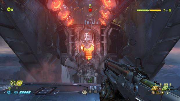 Guía DOOM Eternal - Misión 4: Base del Cazador Infernal - Desbloquear una puerta