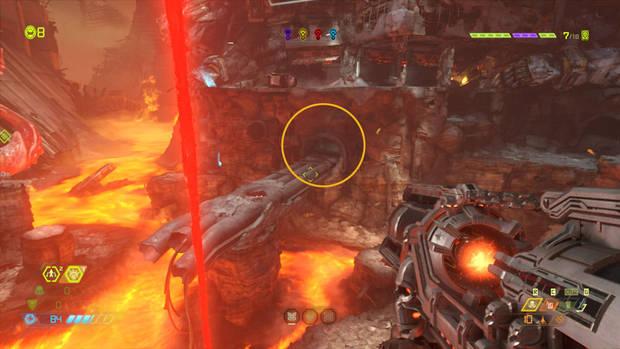 Guía DOOM Eternal - Misión 5: Supernido sangriento - Localización del Portal de Slayer