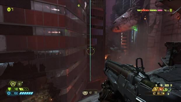 Guía DOOM Eternal - Misión 6: Complejo del ARC - Progresar por los edificios destruidos