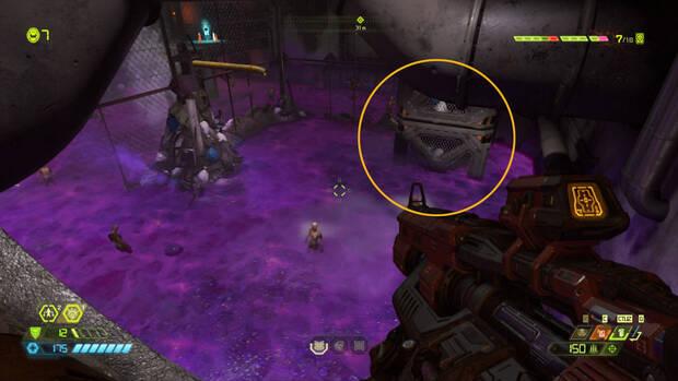 Guía DOOM Eternal - Misión 6: Complejo del ARC - Alcantarillas con suelo viscoso