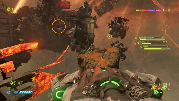 Guía DOOM Eternal - Misión 7: Núcleo de Marte - Saltos en el espacio