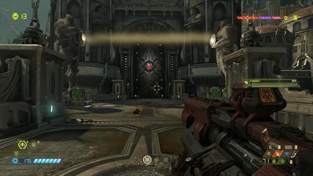 Guía DOOM Eternal - Misión 9: Taras Nabad - Estatuas con escudos