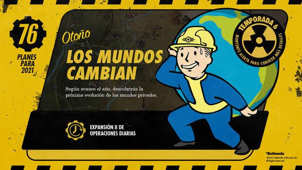 Fallout 76 contenidos primavera 2021