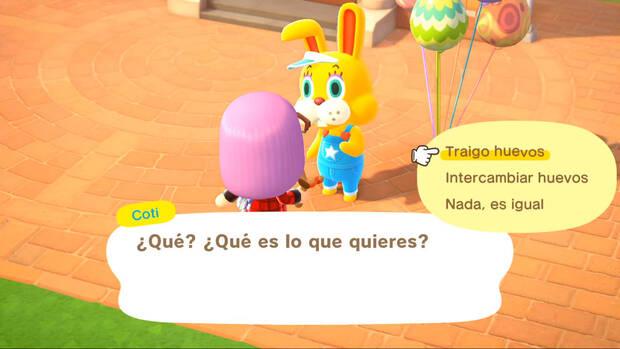 Caza del Huevo en Animal Crossing New Horizons - Conseguir el premio superguay de Coti