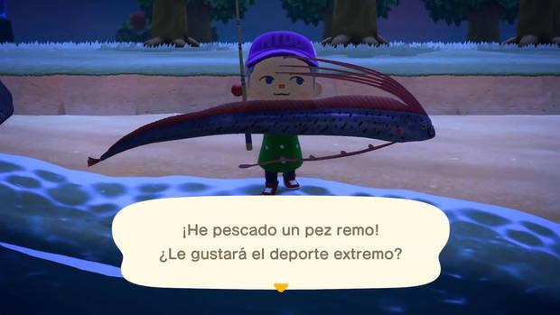 Animal Crossing: New Horizons - Consejos para pescar al Pez Remo
