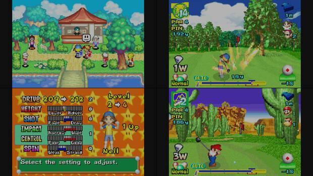Mario Golf Advance Tour para Game Boy Advance