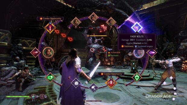 Imagen del gameplay de Dragon Age: The Veilguard
