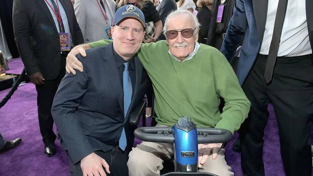 Kevin Feige con Stan Lee