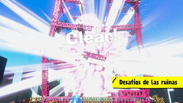 Donkey Kong Bananza estructuras urbanas de andamio como en la ciudad de Super Mario Odyssey