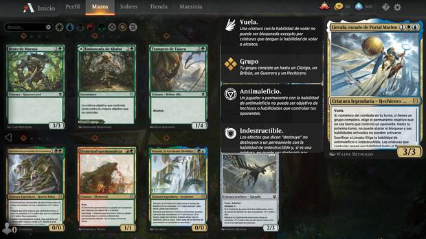 Como siempre, la llegada de una nueva colecci�n nos invita a descubrir nuevas cartas, estrategias y criaturas. Linvala, V�razol y Omnath nos han gustado especialmente.