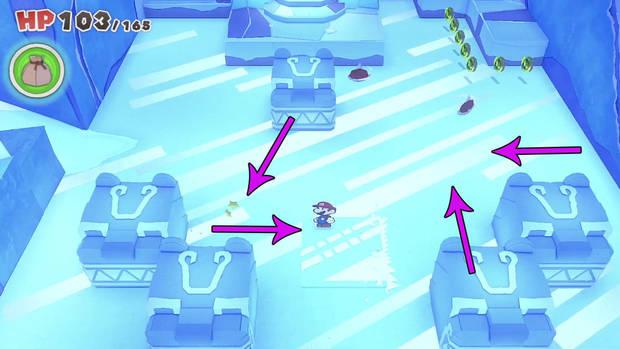 Monte del Hielo al 100% en Paper Mario: The Origami King 06