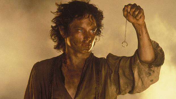 Frodo en Monte del Destino