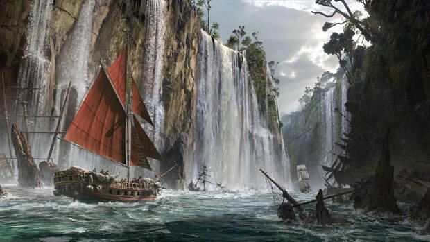 Nada de combates en tierra: 'Skull and Bones' apostará únicamente por las batallas navales.