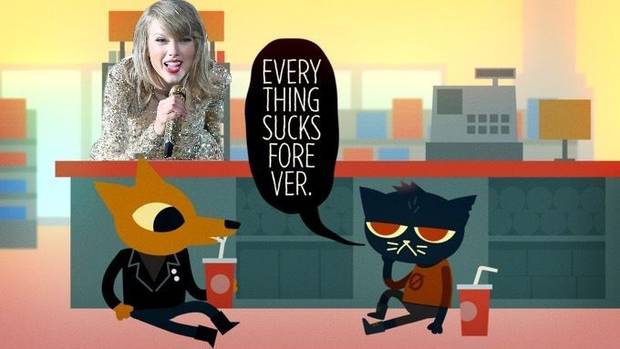 Un nuevo spot de Taylor Swift tiene un curioso parecido con Night in the Woods Imagen 2