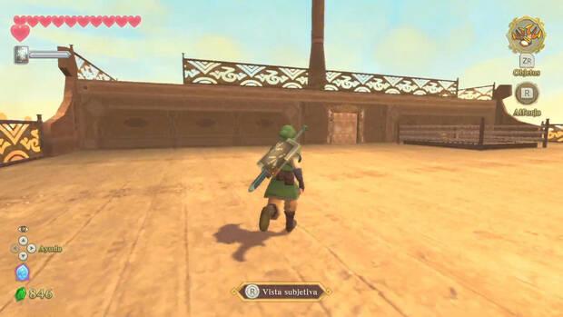 The Legend of Zelda Skyward Sword HD - Galeón de las arenas: cubierta del barco