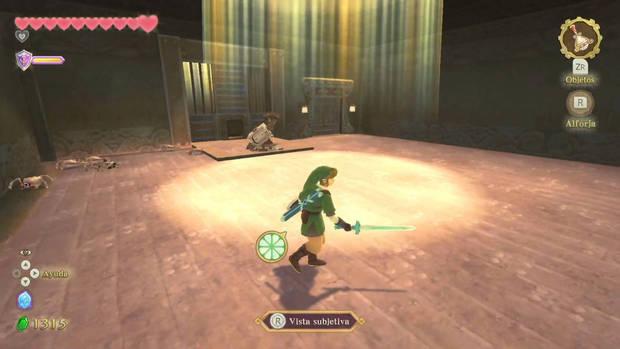 The Legend of Zelda Skyward Sword HD - Galeón de las arenas: camarote del almirante