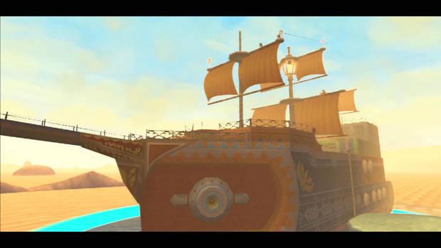 The Legend of Zelda Skyward Sword HD - Galeón de las arenas: cambiando el tiempo con el cronolito