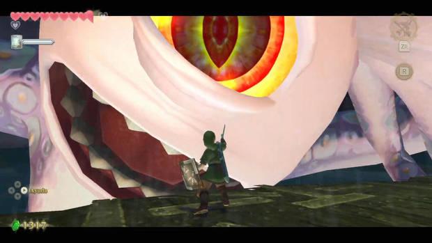 The Legend of Zelda Skyward Sword HD - Daidagos: ataques al ojo