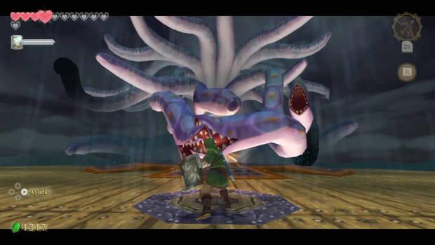 The Legend of Zelda Skyward Sword HD - Daidagos: cabezas de serpientes marinas