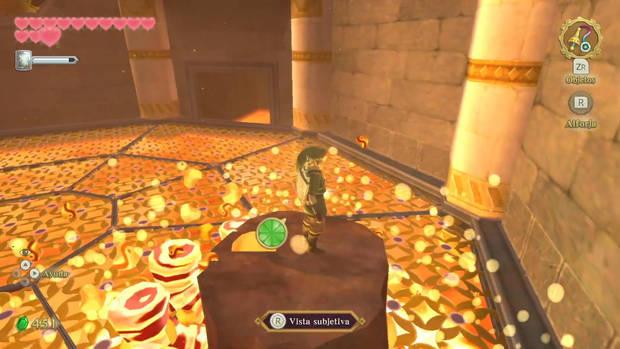 The Legend of Zelda Skyward Sword HD - Gran santuario antiguo: mano de lava