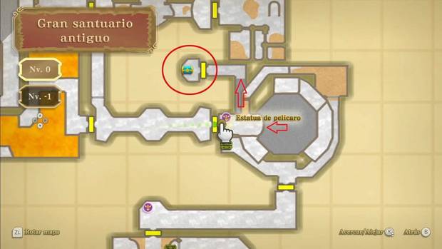 The Legend of Zelda: Skyward Sword HD - Botella vacía en el Gran santuario antiguo