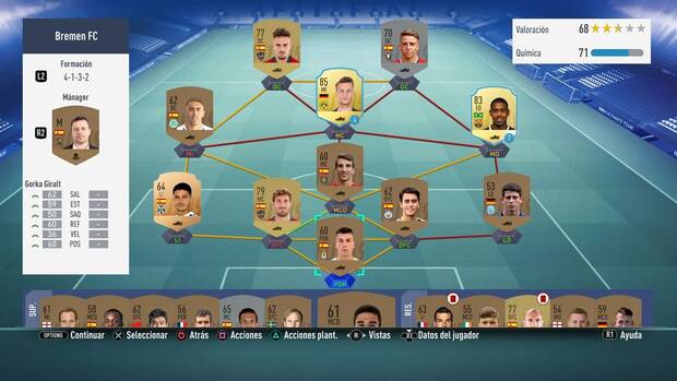 Construir un equipo de calidad y bien compenetrado es indispensable para jugar al máximo nivel.