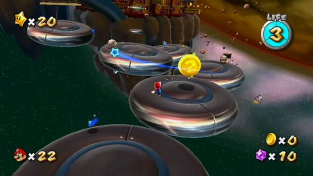 Una fortaleza descomunal al 100% en Super Mario Galaxy 01
