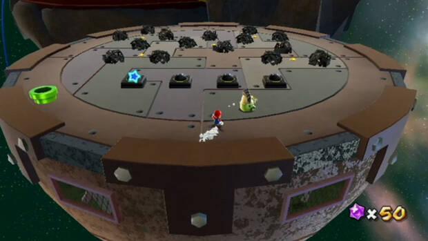 El vertedero de la fortaleza al 100% en Super Mario Galaxy 01