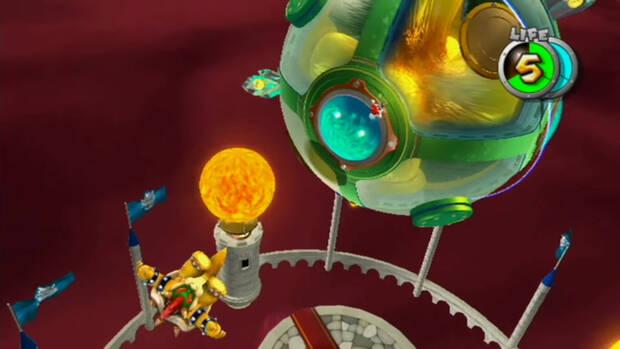 Duelo mortal en el fortín Koopa al 100% en Super Mario Galaxy 03