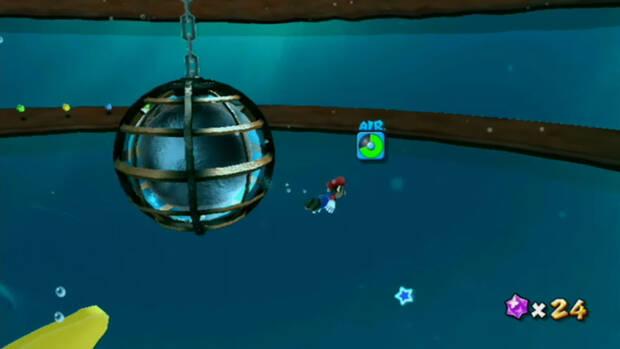 Fortaleza picuda al 100% en Super Mario Galaxy 01