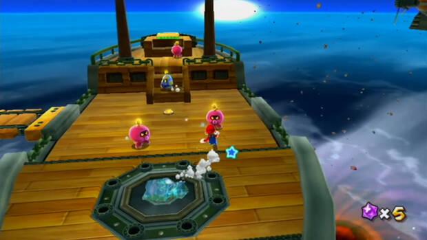 Exterminio de la gran armada Koopa al 100% en Super Mario Galaxy 01