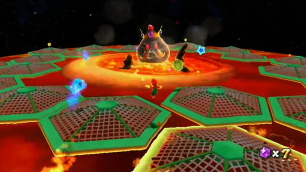 El Frikipulpo del planeta de magma al 100% en Super Mario Galaxy 02