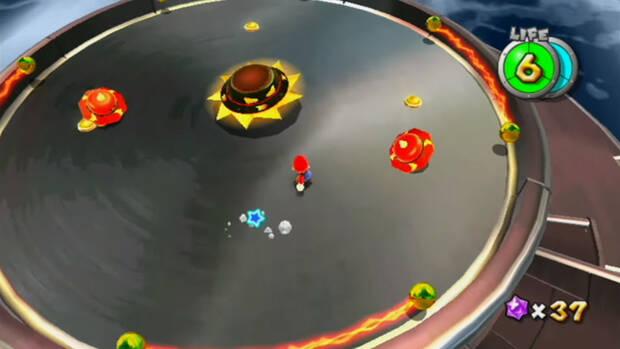 La venganza de los Trompos al 100% en Super Mario Galaxy 02
